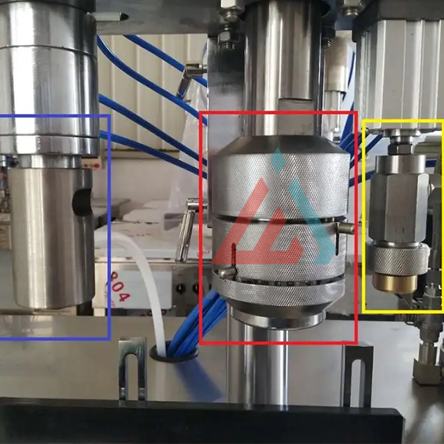 Riempitrice aerosol semiautomatica tre in uno