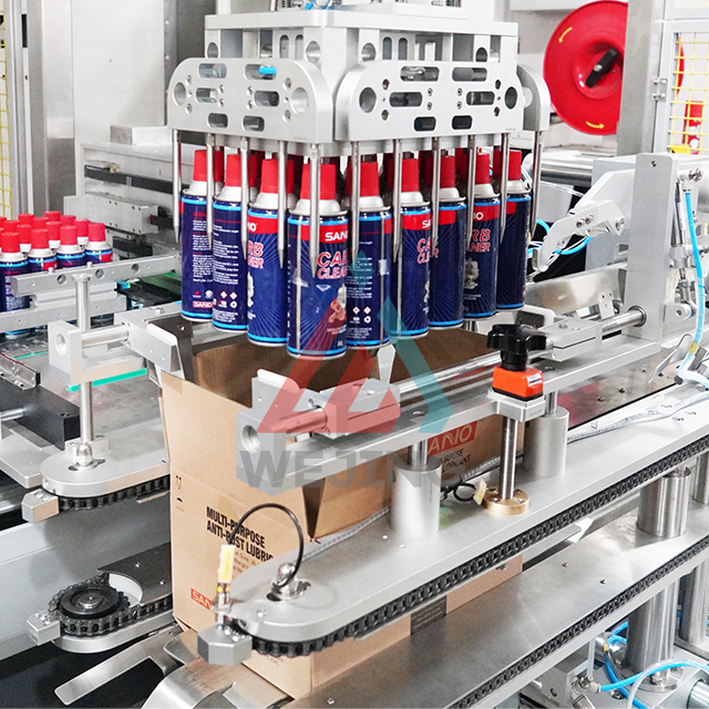 Imballaggio di casse per flaconi aerosol 