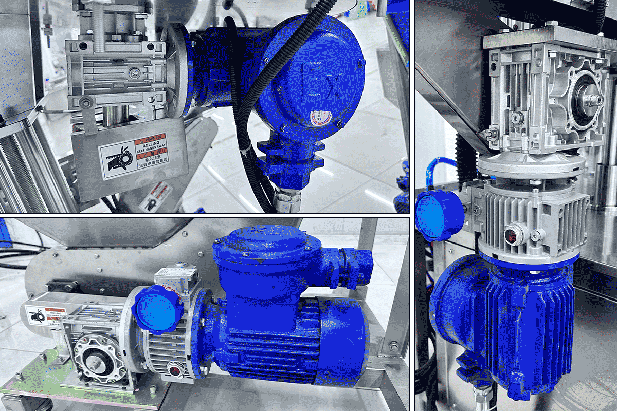 Motore per tappatrice aerosol