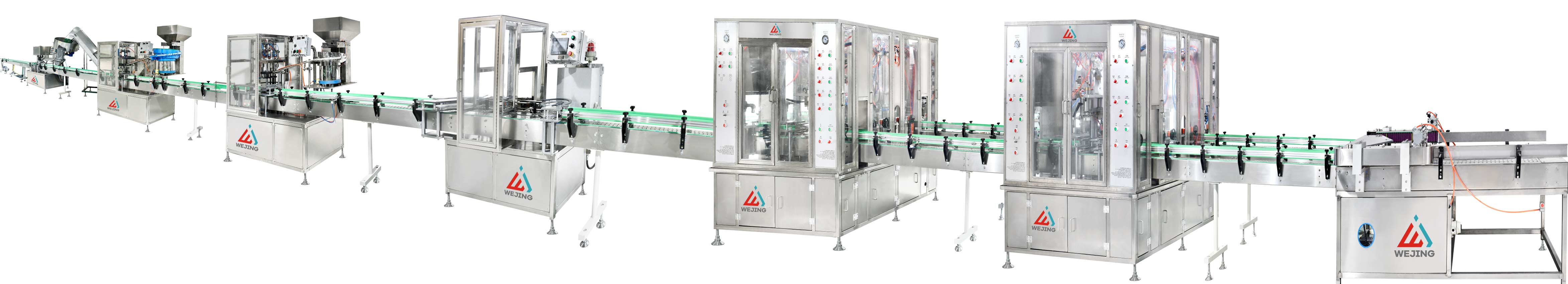 Linea di macchine per il riempimento di gas spray aerosol ad alta velocit&agrave;