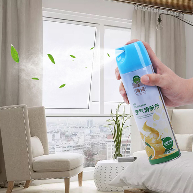 Il deodorante per ambienti &egrave; realizzato con una riempitrice spray 