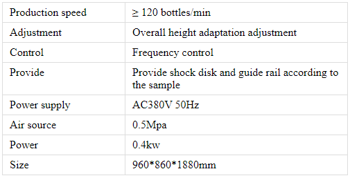 Parametro tecnico della pressa automatica per ugelli