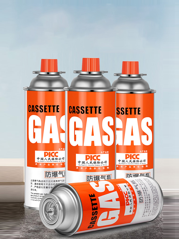 Bombola di gas antideflagrante ricavata dalla riempitrice di gas a cartuccia