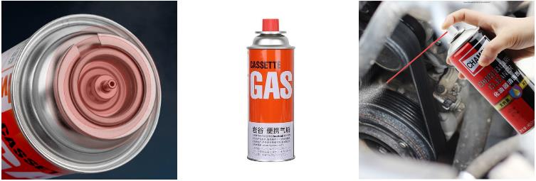 Prodotti aerosol prodotti da macchine per il riempimento di aerosol