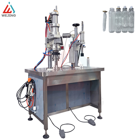 Wjerz-650 semi-automatico aerosol bov riempimento aerosol e macchina per arricciatura esterna