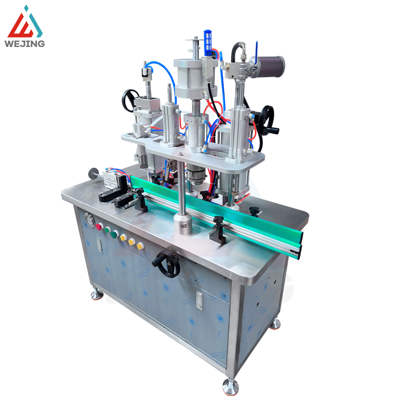 4 in 1 Macchina aerosol semi -automatica aerosol spray per riempimento