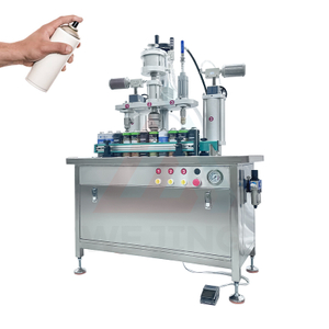 Macchina di riempimento aerosol mauuale per prodotti a base di aerosol spray 