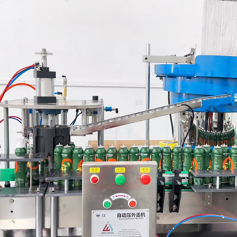 Borsa tecnica per olio d'oliva di vendita calda sulla linea di riempitrici aerosol con valvola. Prezzo di fabbrica
