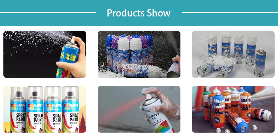 Prodotti vernicianti spray per neve