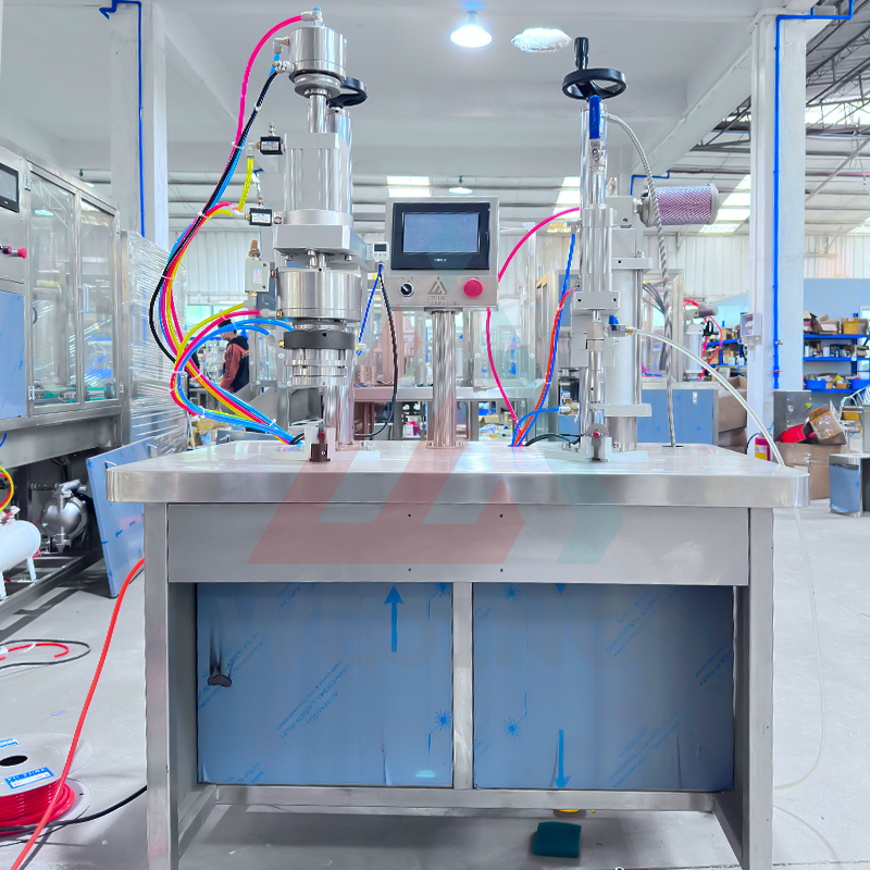 WJERZ-150 Macchina per il riempimento di bombole aerosol BOV di piccole dimensioni 