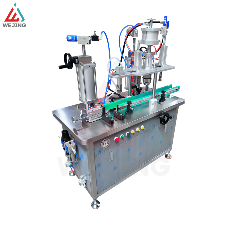 4 in 1 Macchina aerosol semi -automatica aerosol spray per riempimento