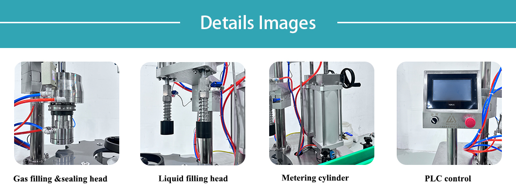 sacchetto sulla macchina di ripieno aerosol valvole