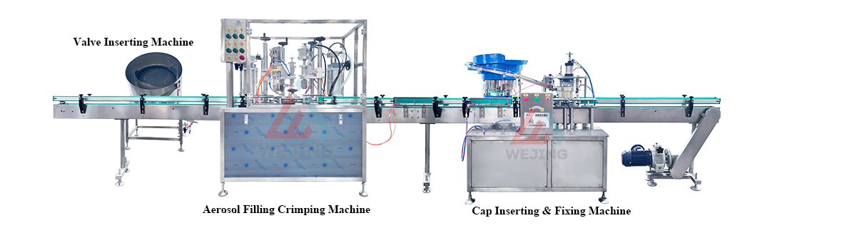 riempitrice automatica di aerosol 4in1